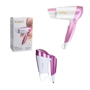 Kemei Πιστολάκι Μαλλιών Ταξιδίου 1600W KM-6833 – Hair dryer 069226