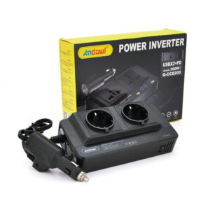 Andowl Inverter Αυτοκινήτου Τροποποιημένου Ημιτόνου 300W για 12V DC με 2xUSB Q-CC8200 – Power Inverter 81024