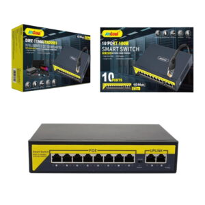 Andowl Q-JH07 Διακόπτης PoE δικτύου 10 θύρες 100Μ 100Mbps – 10 Port smart switch POE network cable powered 075484