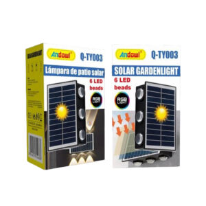 Andowl Ηλιακός Προβολέας με 6 LED και RGB Q-TY003 – Solar Gardenlight Q-TY003 075710