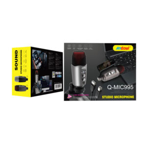 Andowl Πυκνωτικό Μικρόφωνο USB Επιτραπέζιο για Studio Q-MIC995 – Studio Microphone 075734