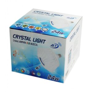 CRYSTAL LIGHT ΠΟΛΥΧΡΩΜΗ ΛΑΜΠΑ ΗΧΕΙΟ LE-LI-9007