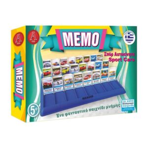 GREEK TOY MEMO Argy Toys Επιτραπέζιο Παιχνίδι Μνήμης Σπορ Αυτοκινητα 5+ NO.0806 – Board game 95007