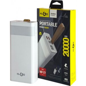 KLGO POWER BANK 20.000mAh KP-77