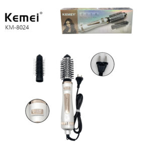 Kemey Ηλεκτρική βούρτσα 800W KM-8024 – Hair Dryer Hot Air Brush 069221