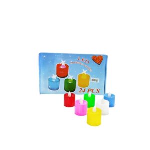 LED Φωτιζόμενα κεράκια 24τμχ. – LED plastic swinging candle 14029