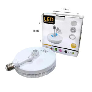 LED φωτιστικό οροφής 18W Φ230 6500Κ Ψυχρό φως Ε27 – LED Rotating Light 062163