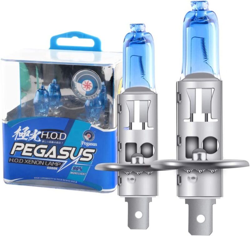 Pegasus Λάμπες Αλογόνου Τύπου Xenon 100w 12v H1 6000K 2 τμχ – Xenon lights 1014410