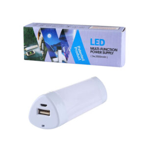 Power Bank με Φακό 3500mAh 3W – LED Power Bank 3W USB Charging LED Work Light 15297