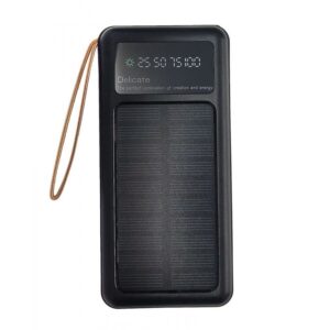 Powerbank με ηλιακό πάνελ – 4in1 – 10.000mah – Y179 – 810385 – Black