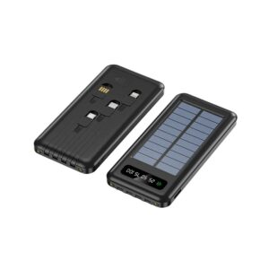 Powerbank με ηλιακό πάνελ – 4in1 – 10.000mah – YM519 – 810392 – Black