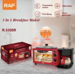 RAF 3 σε Ηλεκτρικός φούρνος με καφετιέρα R.5308R – 3 in 1 Breakfast Maker 890022