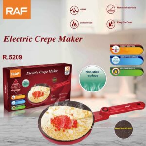 RAF Αντικολλητική Ηλεκτρική Κρεπιέρα 600W R.5209 – Electric Crepe Maker 92010