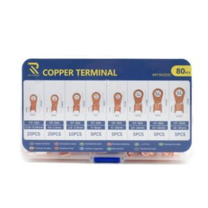 RChang Ακροδέκτες Οπής Χάλκινο 80τμχ W12101 – Copper terminal 80pcs Z696133