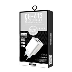 TREQA γρήγορος φορτιστής 3.0 18W CH-613 – Quick Charger 20793