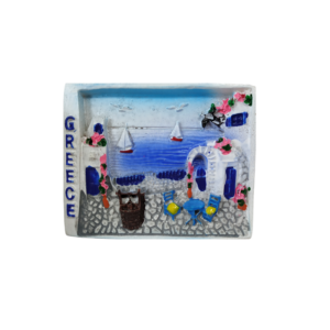 Tουριστικό μαγνητάκι Souvenir – Σετ 12pcs – Resin Magnet – 678016