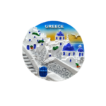 Tουριστικό μαγνητάκι Souvenir – Σετ 12pcs – Resin Magnet – 678246