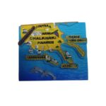 Tουριστικό μαγνητάκι Souvenir – Σετ 12pcs – Resin Magnet – Halkidiki – 678353