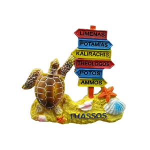 Tουριστικό μαγνητάκι Souvenir – Σετ 12pcs – Resin Magnet – Halkidiki – 678298