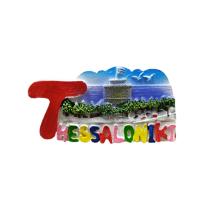 Tουριστικό μαγνητάκι Souvenir – Σετ 12pcs – Resin Magnet – Halkidiki – 678302