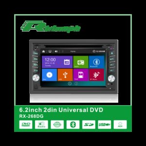 UNIVERSAL ΟΘΟΝΗ/DVD PLAYER 2DIN 6.2'' RX-268DG