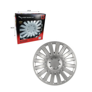 Versaco Σετ Τάσια Αυτοκινήτου 4τμχ 13" Ασημί – Wheel Covers 90006