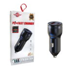 Wisdomup Φορτιστής Αυτοκινήτου με 2 θύρες CC-13 38W – PD + Fast car charger 99006