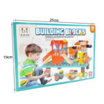 Ze jia toys Παιδικά τουβλάκια παζλ – Building blocks 56030