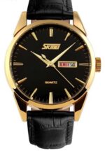 Αναλογικό ρολόι χειρός – Skmei – 9073 – Black/Gold