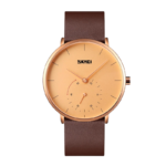 Αναλογικό ρολόι χειρός – Skmei – 9213 – Brown/Gold