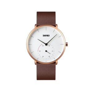 Αναλογικό ρολόι χειρός – Skmei – 9213 – Brown/White