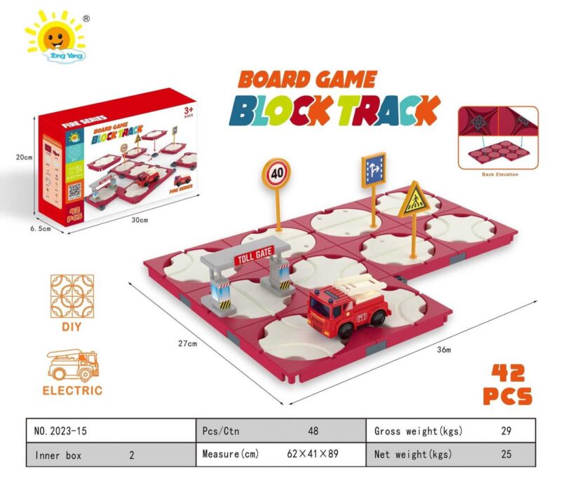 Επιτραπέζιο παιχνίδι – Block Track – 42pcs – 2023-15 – 677104T