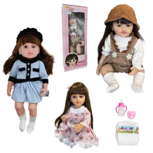 Κούκλα σε διάφορα σχέδια 3+ – Toy real doll lovely baby 078009