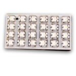 Λάμπα πλαφονιέρας με 24 LED, 35x65mm, λευκό 1 ΤΜΧ 13343