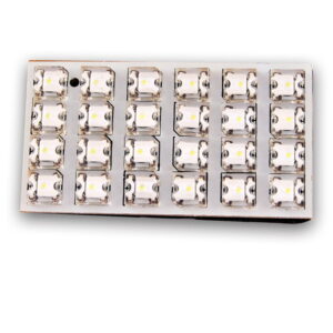 Λάμπα πλαφονιέρας με 24 LED, 35x65mm, λευκό 1 ΤΜΧ 13343