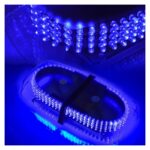 ΜΑΓΝΗΤΙΚΟΣ ΜΠΛΕ ΦΑΡΟΣ 12/24V 240LEDS BLUE-000312