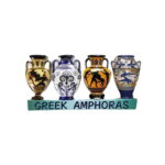 Μαγνητάκι ψυγείου σουβενίρ 12τεμ – Fridge magnet Greek Amphoras z790114