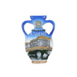 Μαγνητάκι ψυγείου σουβενίρ Athens 12τεμ – Metallic fridge magnet Greece 0151002