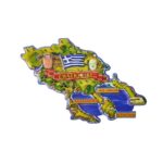 Μαγνητάκι ψυγείου σουβενίρ Chalkidiki 12τεμ – Fridge magnet z790109