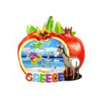 Μαγνητάκι ψυγείου σουβενίρ Greece 12τεμ – Metallic fridge magnet Greece z790125