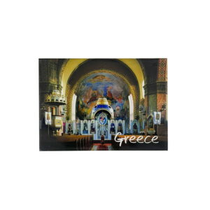 Μαγνητάκι ψυγείου σουβενίρ Greece 12τεμ – Metallic fridge magnet Greece 0105057