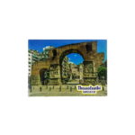 Μαγνητάκι ψυγείου σουβενίρ Thessaloniki Greece 12τεμ – Metallic fridge magnet Greece 0105050