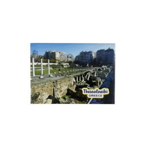 Μαγνητάκι ψυγείου σουβενίρ Thessaloniki Greece 12τεμ – Metallic fridge magnet Greece 0105058