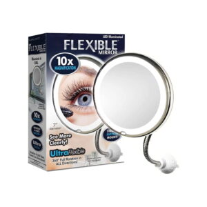 Μεγεθυντικός καθρέφτης με φωτισμό Led – Flexible Mirror 10x Magnification 146161