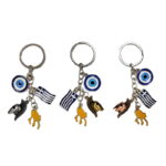 Μεταλλικό μπρελόκ σουβενίρ Chalkidiki 12τεμ – Souvenir metal key z695028