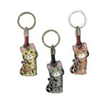 Μεταλλικό μπρελόκ σουβενίρ γάτα 12τεμ – Souvenir metal keyring z695056