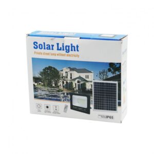 ΠΡΟΒΟΛΕΑΣ ΣΕΤ ΜΕ ΠΑΝΕΛ SOLAR 100W 6000K B-100