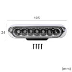 ΠΡΟΒΟΛΕΙΣ DAYLIGHT LED ΜΠΛΕ 12V 13764