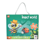 Παιδικό puzzle 100 κομματιών – Insect World – 61004 – 310442