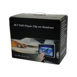 ΣΕΤ 2 ΟΘΟΝΩΝ DVD PLAYER 10.1'' CLIP ON HEADREST AU-37004